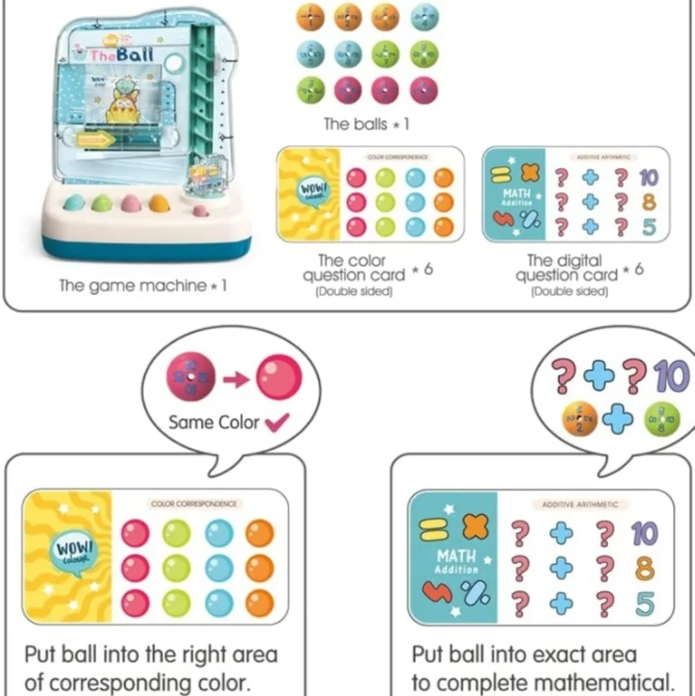 Logic Puzzle Game With Lights And Sounds For Hand, Eye And Brain Coordination